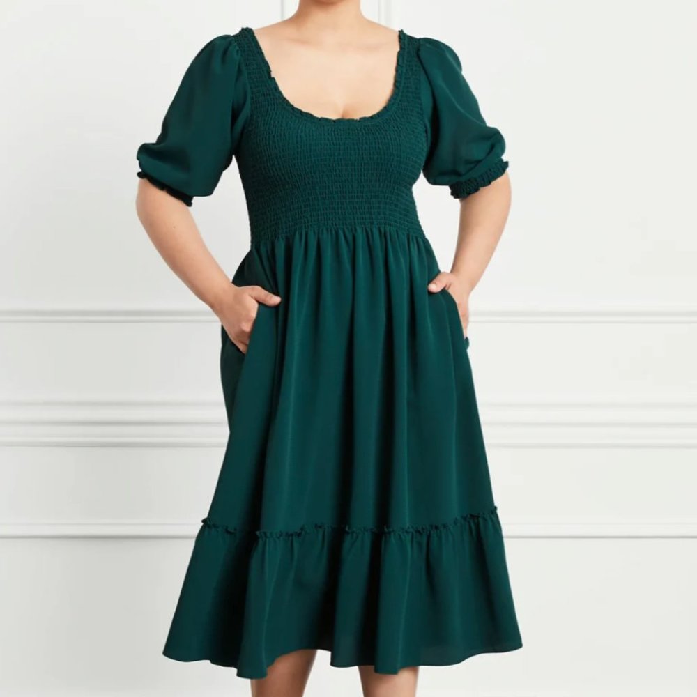 Louisa Nap Dress- Botanical Garden Crepe // NWT